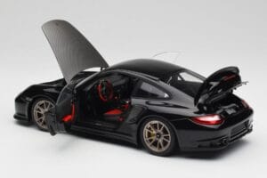 Porsche 911 997 GT2 RS Czarny & Srebrny Koła Minichamps 1:18 100069401 Metal — zdjęcie 5 z 8