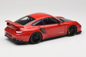 Porsche 911 997 GT2 RS Czerwony Z Czarnymi Felgami Minichamps 1:18 100069407 Metal — zdjęcie 3 z 8