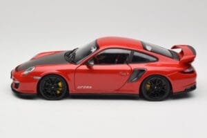 Porsche 911 997 GT2 RS Czerwony Z Czarnymi Felgami Minichamps 1:18 100069407 Metal — zdjęcie 4 z 8