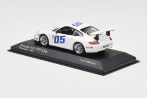 Porsche 911 997 GT3 Cup #5 Presentation 2005 Minichamps 1:43 400056400 Metal — zdjęcie 3 z 4