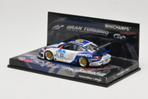 Porsche 911 997 GT3 #23 24 Hours Nurburgring 2008 Minichamps 1:43 437086823 Metal — zdjęcie 3 z 4