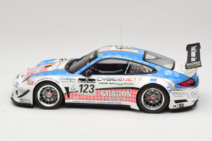 Porsche 911 997 GT3 R #123 Muhlner Motorsport E. Fumal / E. Thiry 24 Hours of Spa 2011 Minichamps 1:18 151118923 Metal — zdjęcie 3 z 6