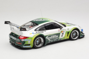 Porsche 911 997 GT3 R #2 Prospeed Competition B. Heylen / P. Lappalainen FIA GT3 2011 Minichamps 1:18 151118902 Metal — zdjęcie 2 z 6