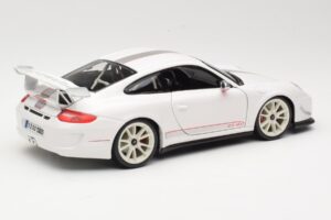 Porsche 911 997 GT3 RS 4.0 Biały Bburago 1:18 18-11036 Metal — zdjęcie 3 z 8