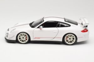 Porsche 911 997 GT3 RS 4.0 Biały Bburago 1:18 18-11036 Metal — zdjęcie 4 z 8