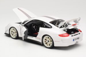 Porsche 911 997 GT3 RS 4.0 Biały Bburago 1:18 18-11036 Metal — zdjęcie 5 z 8