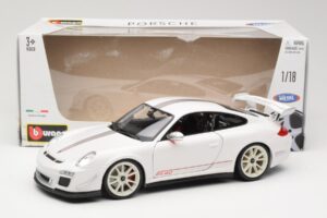 Porsche 911 997 GT3 RS 4.0 Biały Bburago 1:18 18-11036 Metal — zdjęcie 8 z 8