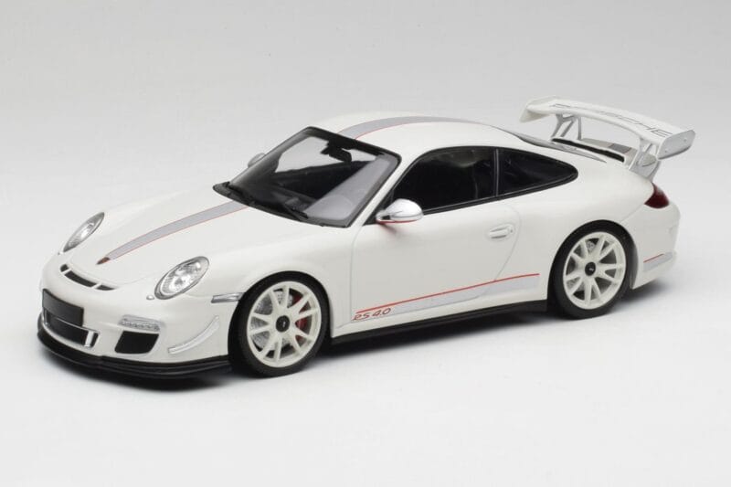 Porsche 911 997 GT3 RS 4.0 Biały Minichamps 1:18 155062221 Metal