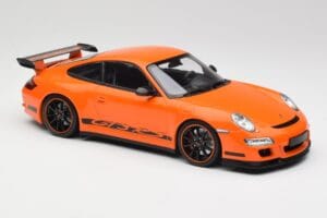 Porsche 911 997 GT3 RS Pomarańczowy Minichamps 1:18 155062122 Metal — zdjęcie 4 z 6