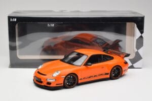 Porsche 911 997 GT3 RS Pomarańczowy Minichamps 1:18 155062122 Metal — zdjęcie 6 z 6