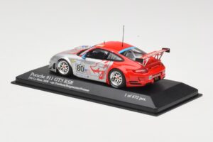 Porsche 911 997 GT3 RSR #80 Flying Lizard J. Van Overbeek / J. Bergmeister / S. Neiman 24 Hours of Le Mans 2008 Minichamps 1: — zdjęcie 3 z 4