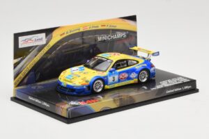 Porsche 911 997 GT3 RSR #3 24 Hours Nurburgring 2008 Minichamps 1:43 437087803 Metal — zdjęcie 2 z 4