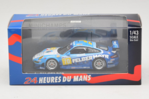 Porsche 911 GT3 RSR #70 H. Felbermayr / H. Felbermayr Jr. Felbermayr-Proton 24 Hours of Le Mans 2009 Minichamps 1:43 40009697 — zdjęcie 4 z 4