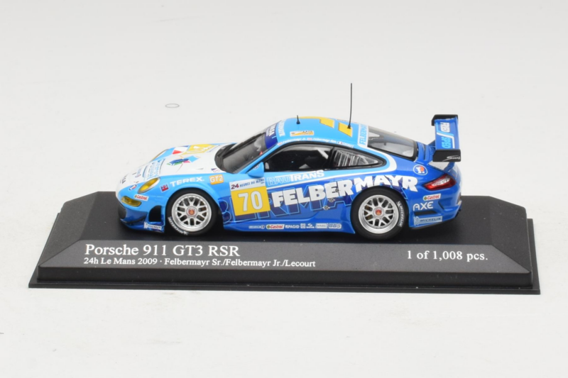 Porsche 911 GT3 RSR #70 H. Felbermayr / H. Felbermayr Jr. Felbermayr-Proton 24 Hours of Le Mans 2009 Minichamps 1:43 40009697