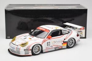 Porsche 911 997 GT3 RSR #83 Team Seikel L. Nielsen / M. Ehret / D. Farnbacher 24 Hours of Le Mans 2006 Minichamps 1:18 100066 — zdjęcie 8 z 8