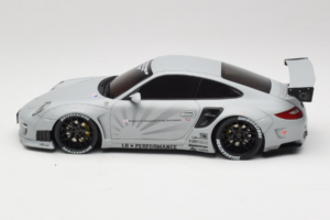 Porsche 911 997 Liberty Walk Szary GT Spirit 1:18 GT126 Żywica — zdjęcie 3 z 6