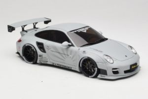 Porsche 911 997 Liberty Walk Szary GT Spirit 1:18 GT126 Żywica — zdjęcie 4 z 6