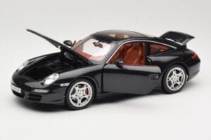 Porsche 911 997 Targa Czarny Norev 1:18 187506 Metal — zdjęcie 2 z 8