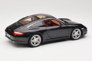 Porsche 911 997 Targa Czarny Norev 1:18 187506 Metal — zdjęcie 3 z 8