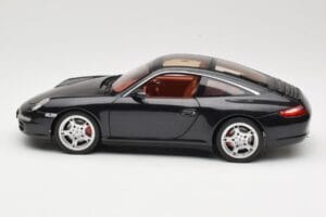 Porsche 911 997 Targa Czarny Norev 1:18 187506 Metal — zdjęcie 4 z 8