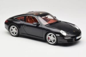 Porsche 911 997 Targa Czarny Norev 1:18 187506 Metal — zdjęcie 6 z 8