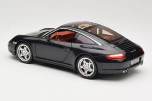 Porsche 911 997 Targa Czarny Norev 1:18 187506 Metal — zdjęcie 7 z 8