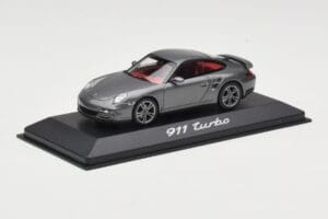 Porsche 911 997 Turbo Anthracite Grey Minichamps 1:43 WAP0200010A Metal — zdjęcie 2 z 4