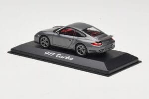 Porsche 911 997 Turbo Anthracite Grey Minichamps 1:43 WAP0200010A Metal — zdjęcie 3 z 4