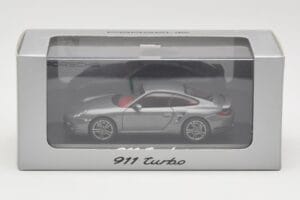 Porsche 911 997 Turbo Anthracite Grey Minichamps 1:43 WAP0200010A Metal — zdjęcie 4 z 4