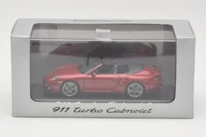 Porsche 911 997 Turbo Kabriolet Czerwony Minichamps 1:43 WAP0200130A Metal — zdjęcie 4 z 4