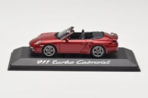 Porsche 911 997 Turbo Kabriolet Czerwony Minichamps 1:43 WAP0200130A Metal