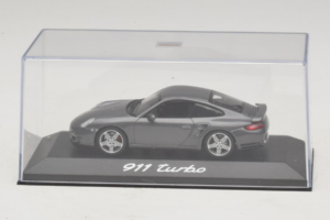 Porsche 911 997 Turbo Grey Metallic Minichamps 1:43 WAP02013016 Metal — zdjęcie 4 z 5