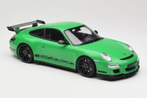 Porsche 911 997.1 GT3 RS Zielony Minichamps 1:18 155062124 Metal — zdjęcie 4 z 6