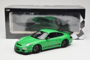 Porsche 911 997.1 GT3 RS Zielony Minichamps 1:18 155062124 Metal — zdjęcie 6 z 6