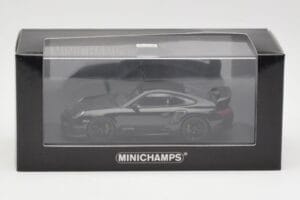 Porsche 911 997.2 GT2 RS Czarny z Czarnymi Felgami Minichamps 1:43 400069404 Metal — zdjęcie 4 z 4