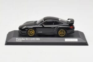 Porsche 911 997.2 GT2 RS Czarny z Złotymi Felgami Minichamps 1:43 400069402 Metal