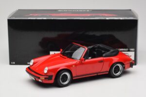 Porsche 911 SC Kabriolet Czerwony Minichamps 1:18 100063030 Metal — zdjęcie 8 z 8
