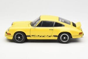 Porsche 911 Carrera RS 2.7 Żółty AUTOart 1:18 78053 Metal — zdjęcie 4 z 8
