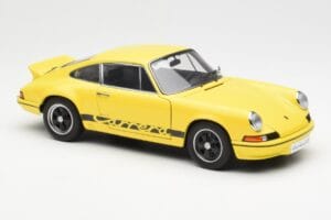 Porsche 911 Carrera RS 2.7 Żółty AUTOart 1:18 78053 Metal — zdjęcie 6 z 8