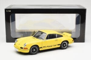 Porsche 911 Carrera RS 2.7 Żółty AUTOart 1:18 78053 Metal — zdjęcie 8 z 8