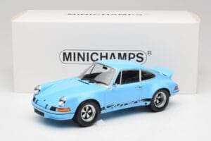Porsche 911 Carrera RSR Niebieski & Czarny Minichamps 1:18 107065021 Metal — zdjęcie 6 z 6