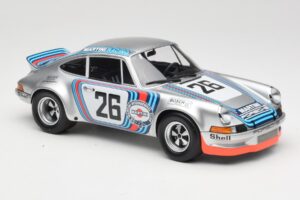 Porsche 911 Carrera RSR Group 4 GT #26 Martini Racing H. Muller / G. van Lennep GT Class Winner 1000 km Dijon 1973 Minichamps — zdjęcie 4 z 6