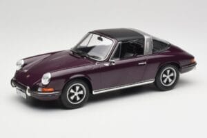 Porsche 911 E Targa Fioletowy Norev 1:18 187644 Metal — zdjęcie 2 z 7