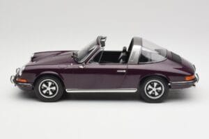 Porsche 911 E Targa Fioletowy Norev 1:18 187644 Metal — zdjęcie 4 z 7