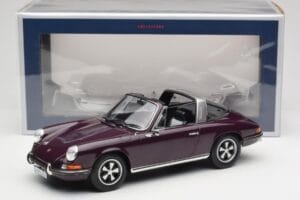 Porsche 911 E Targa Fioletowy Norev 1:18 187644 Metal — zdjęcie 7 z 7