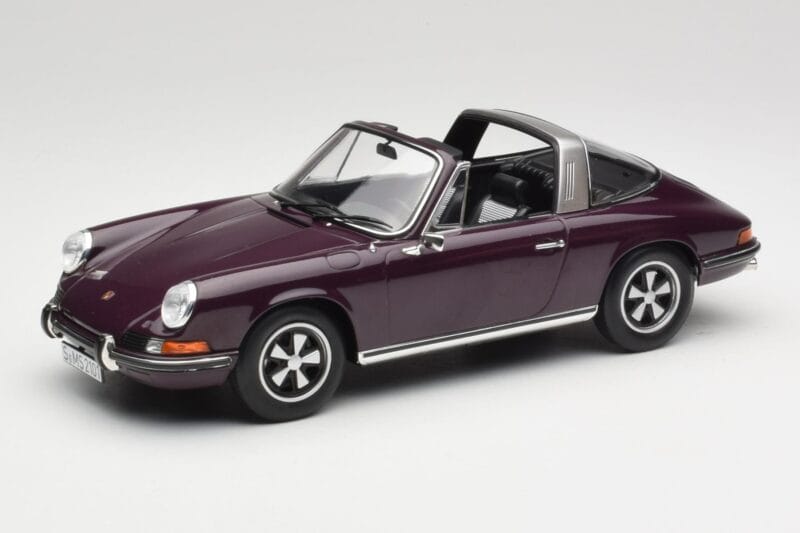 Porsche 911 E Targa Fioletowy Norev 1:18 187644 Metal