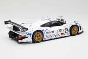 Porsche 911 GT1 #25 Porsche AG U. Alzen / J. Muller / B. Wollek 24 Hours of Le Mans 1998 Maisto 1:18 56052 Metal — zdjęcie 3 z 8