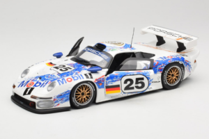 Porsche 911 GT1 #25 H. Stuck / T. Boutsen / B. Wollek 24 Hours of Le Mans 1996 UT Models 1:18 180966625 Metal — zdjęcie 2 z 8