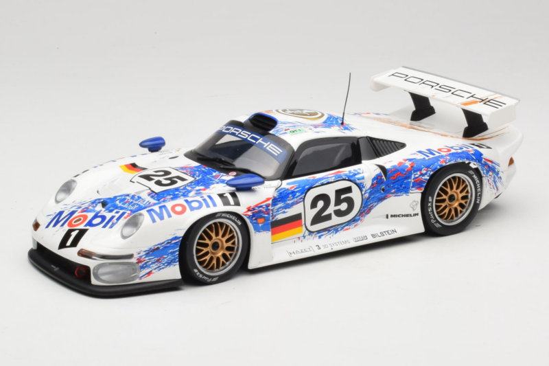Porsche 911 GT1 #25 H. Stuck / T. Boutsen / B. Wollek 24 Hours of Le Mans 1996 UT Models 1:18 180966625 Metal