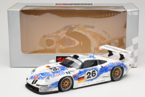 Porsche 911 GT1 #26 K. Wendlinger / Goody / Y. Dalmas 24 Hours of Le Mans 1996 UT Models 1:18 180966626 Metal — zdjęcie 8 z 8